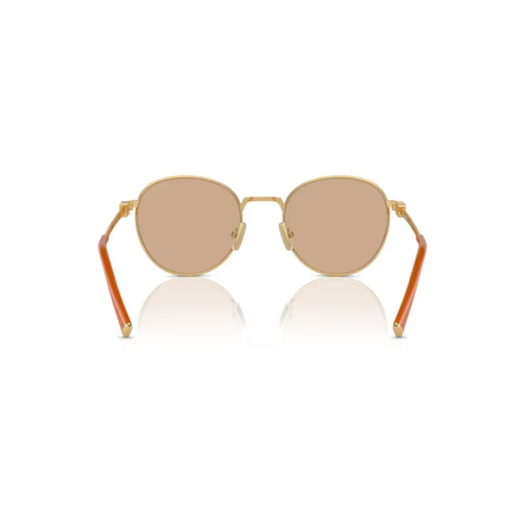 Miu Miu 55Zs Sole Round Metal Frame Sunglasses