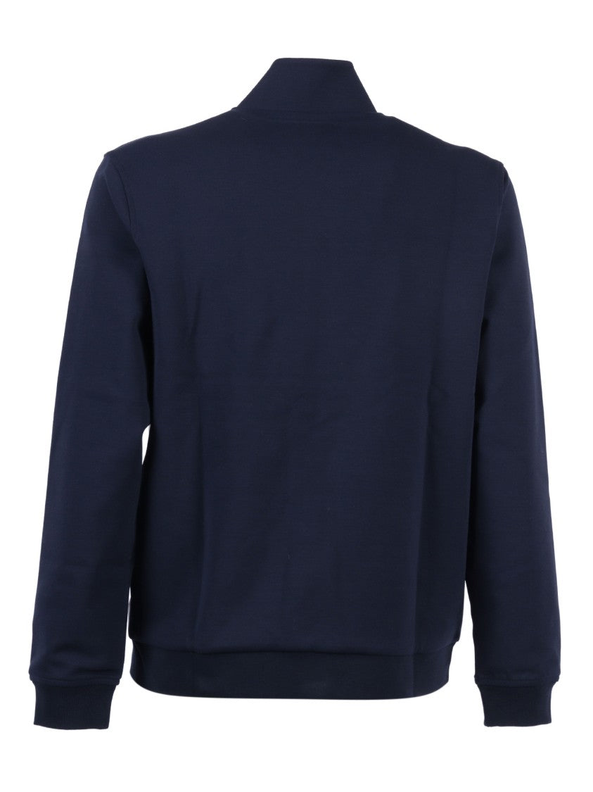 Fay Quilted Nylon Front Ribbed Casual Jacket