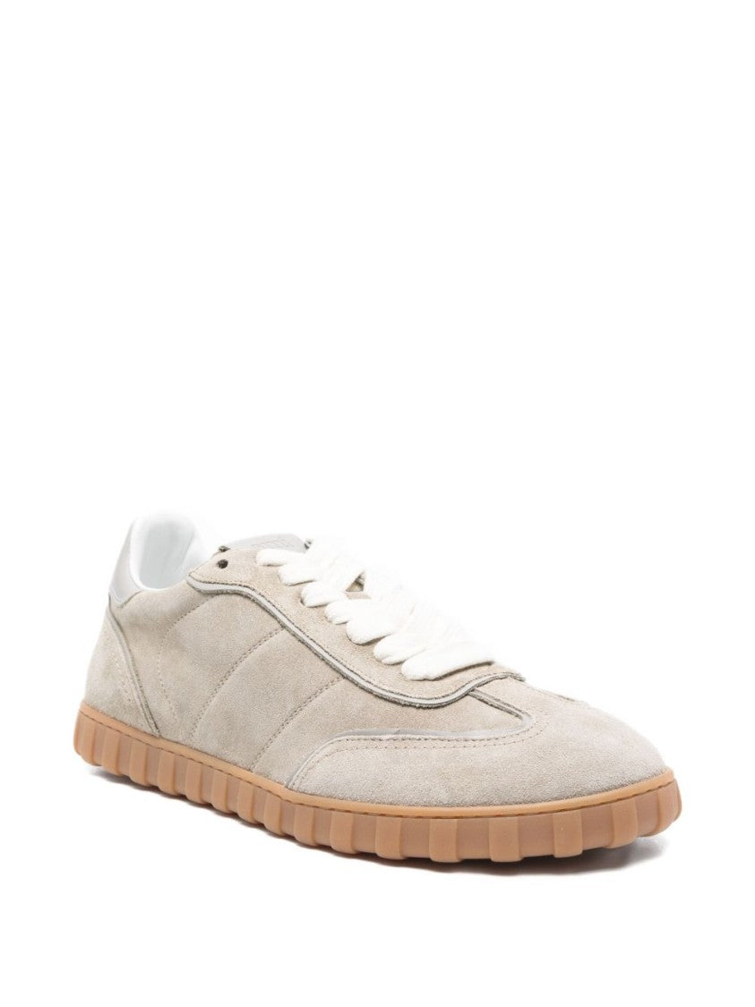 Ami Paris Low-Top Suede Sneakers