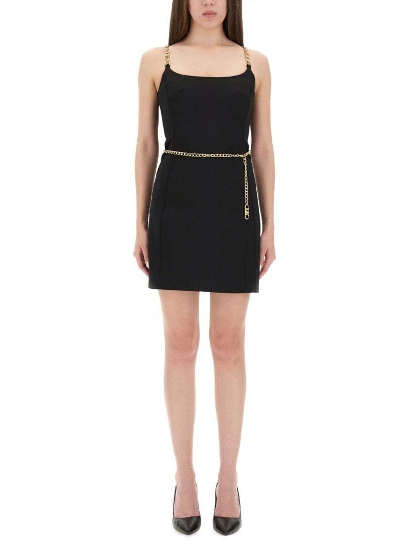 Michael Michael Kors Bustier Minidress With Waist-Cinching Belt