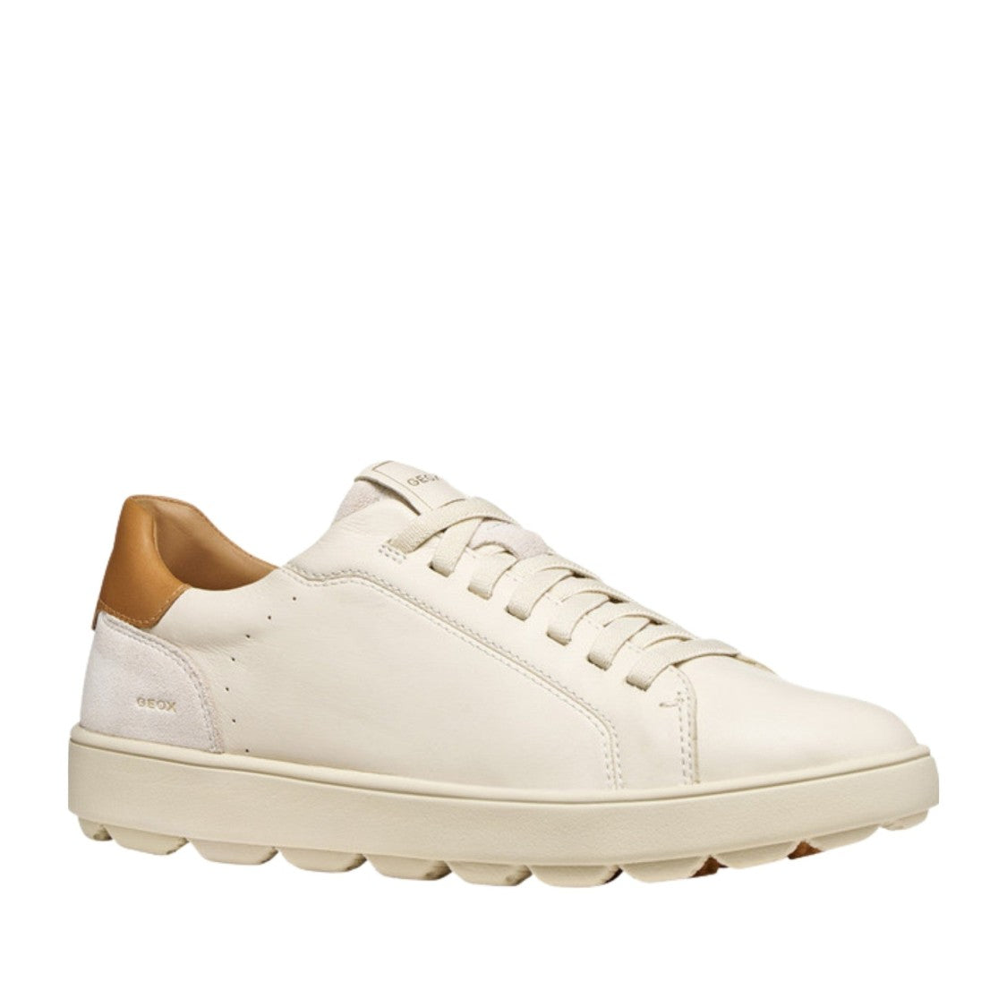 Geox Spherica Ecub-1 B Beige Minimalist Sneakers