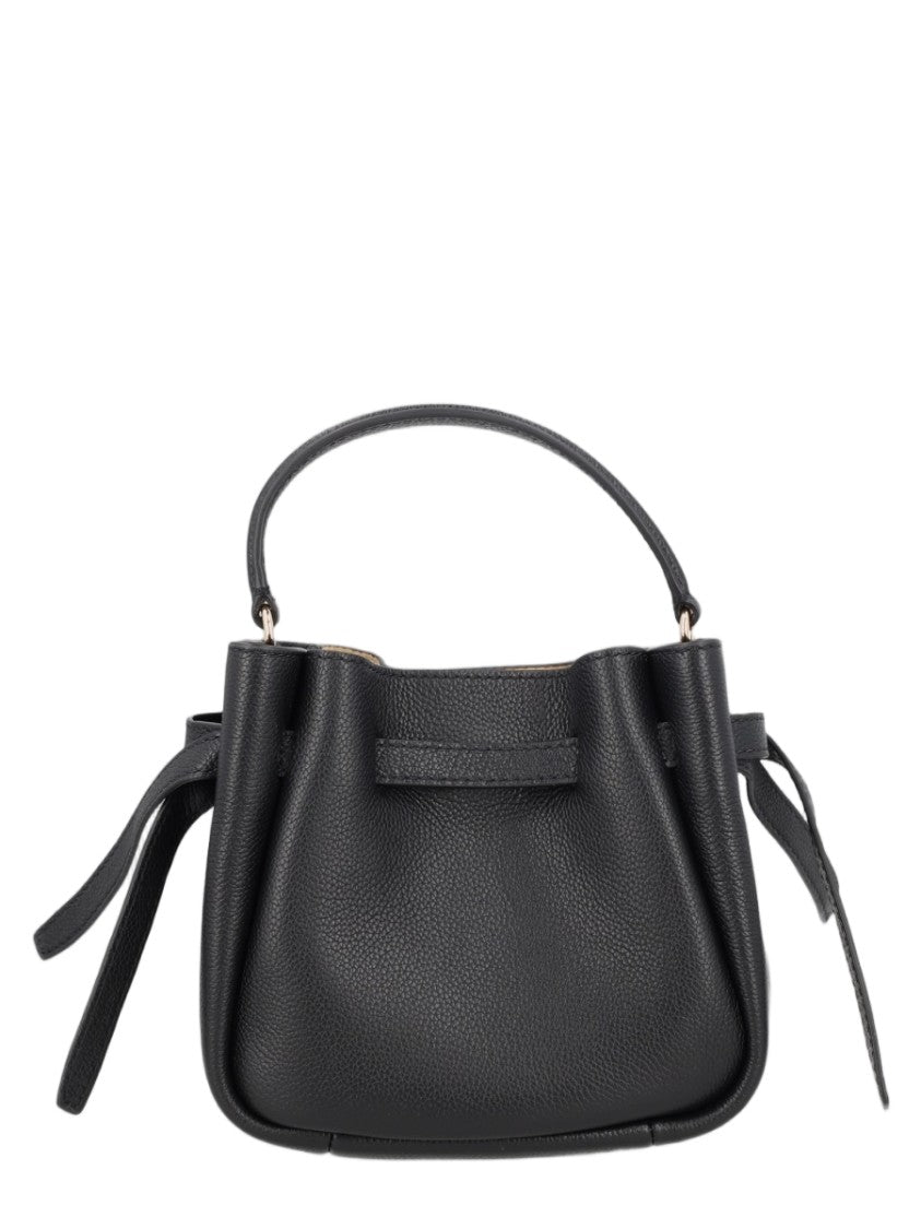 Tory Burch Compact Textured Leather Shoulder Bag With Adjustable Strap