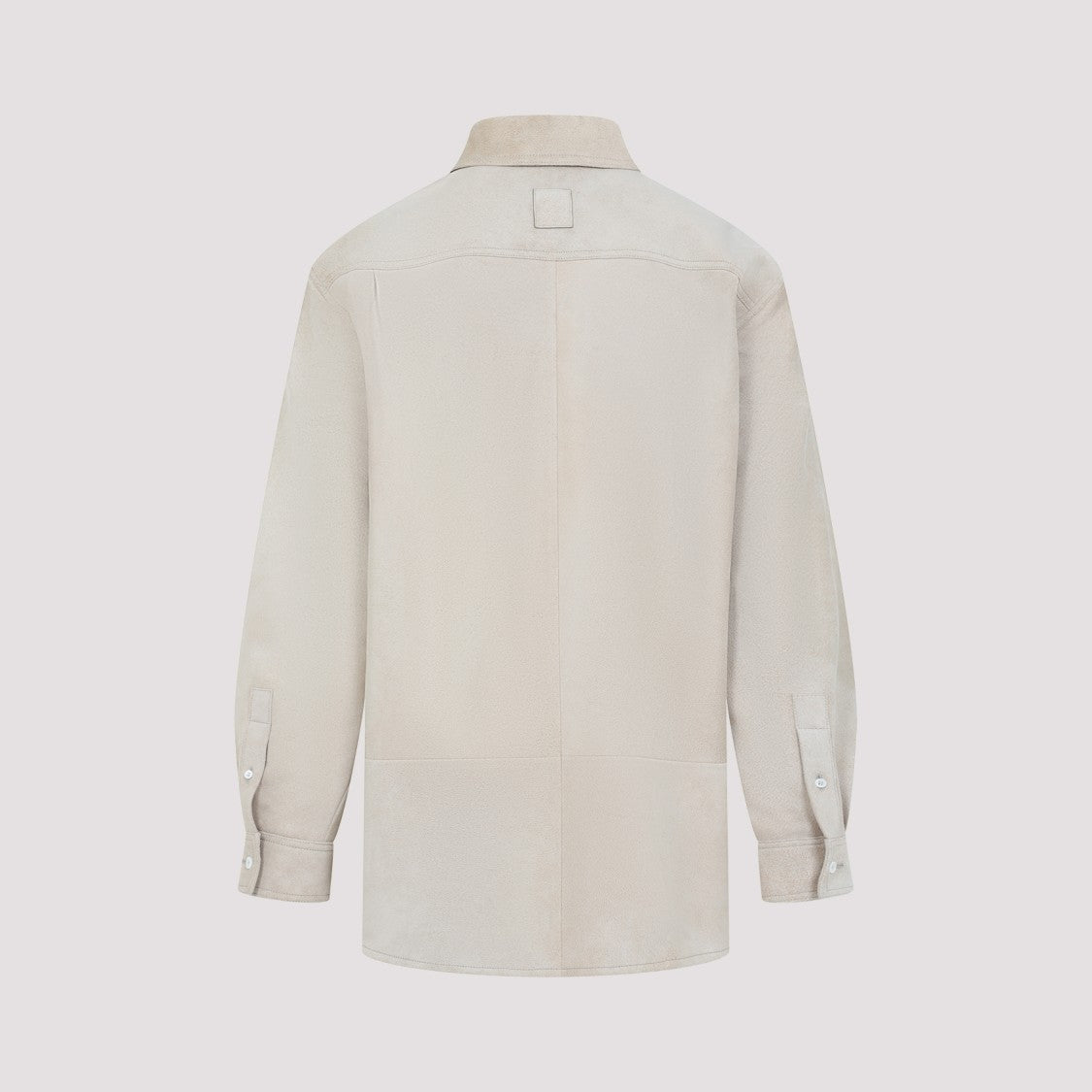 Loewe Lamb Leather Shirt With Classic Collar