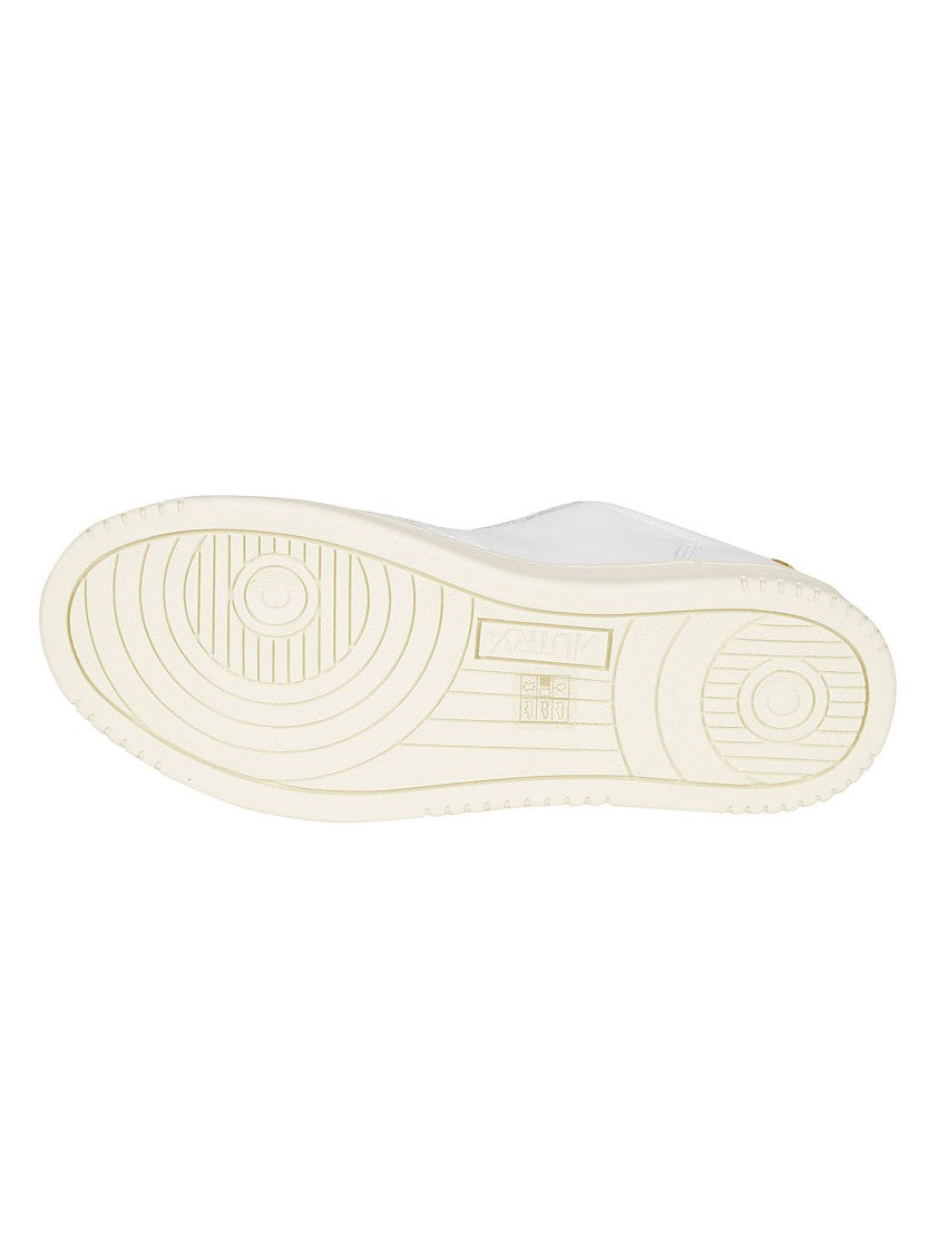Autry Medalist Low Animal-Print Cow Leather Sneakers