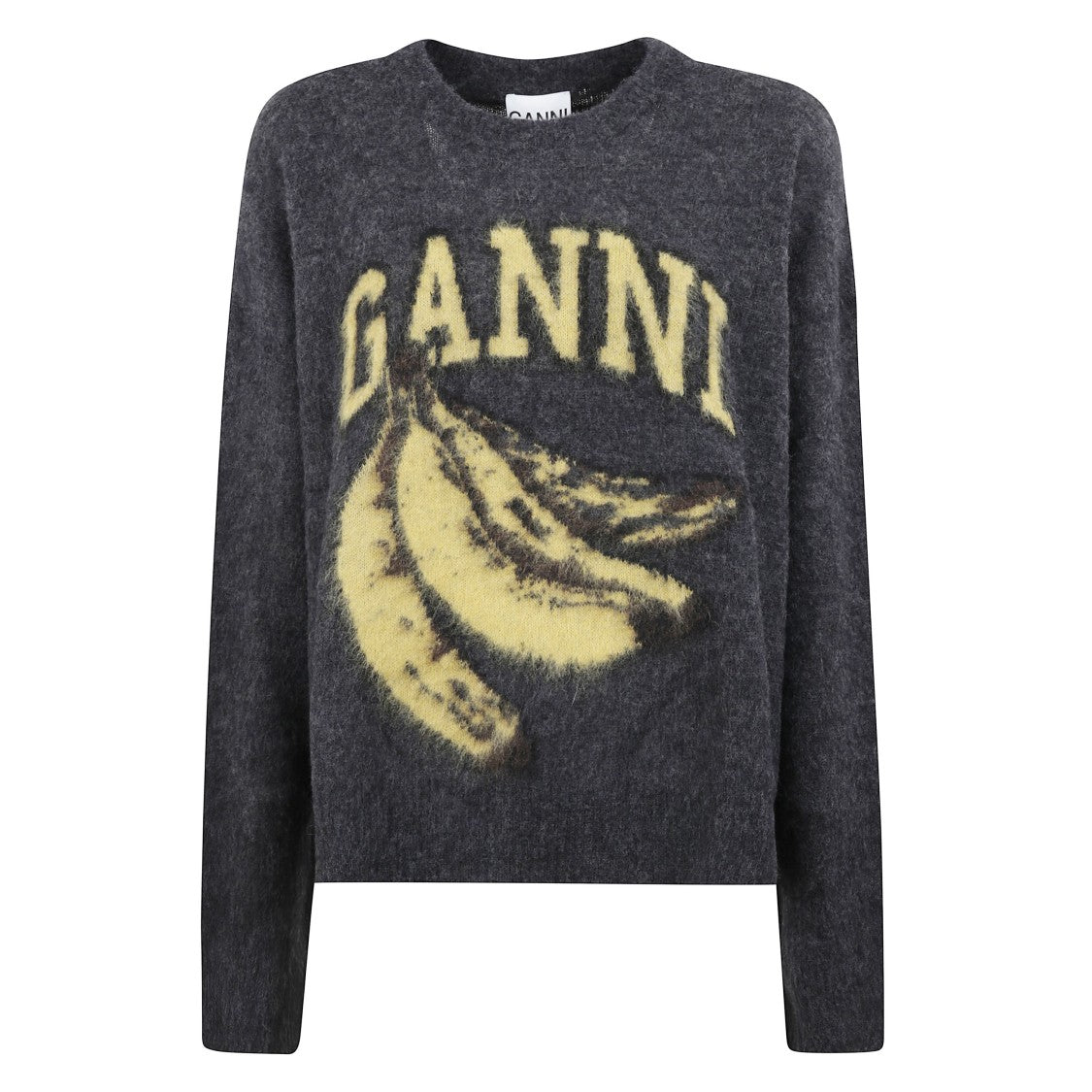 Ganni Graphic Banana Print Sweater