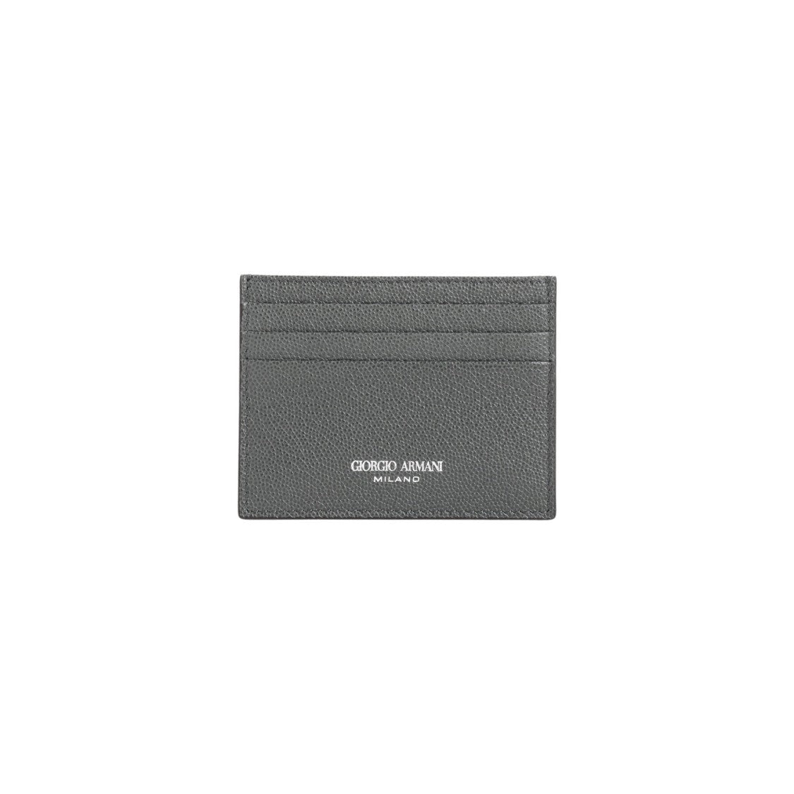 Giorgio Armani Bubble Calf Leather Card Holder