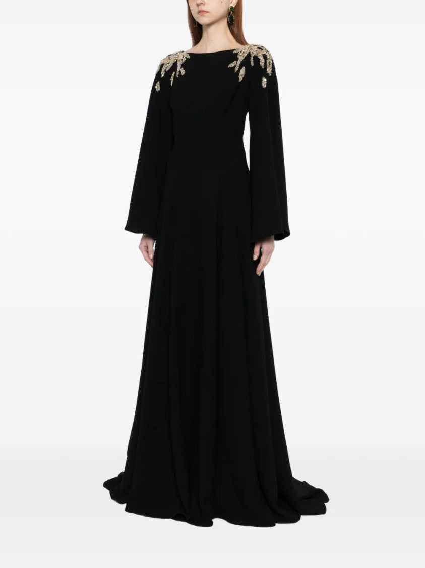 Saiid Kobeisy Embellished Crepe Kaftan