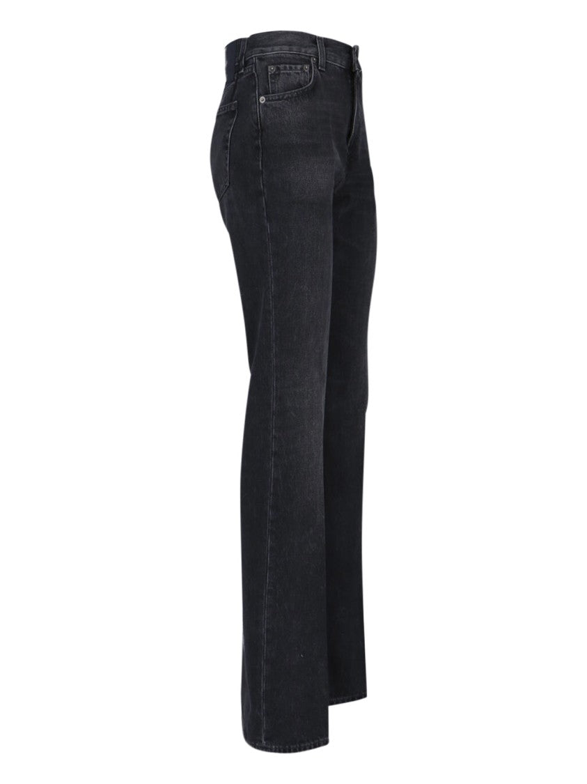Haikure High-Waisted Bootcut Jeans With Five-Pocket Design