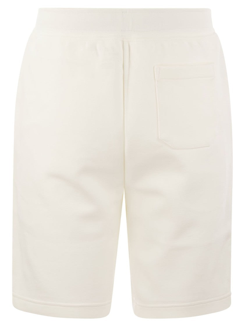 Polo Ralph Lauren Double-Knit Cotton-Blend Shorts With Exclusive Embroidered Pony