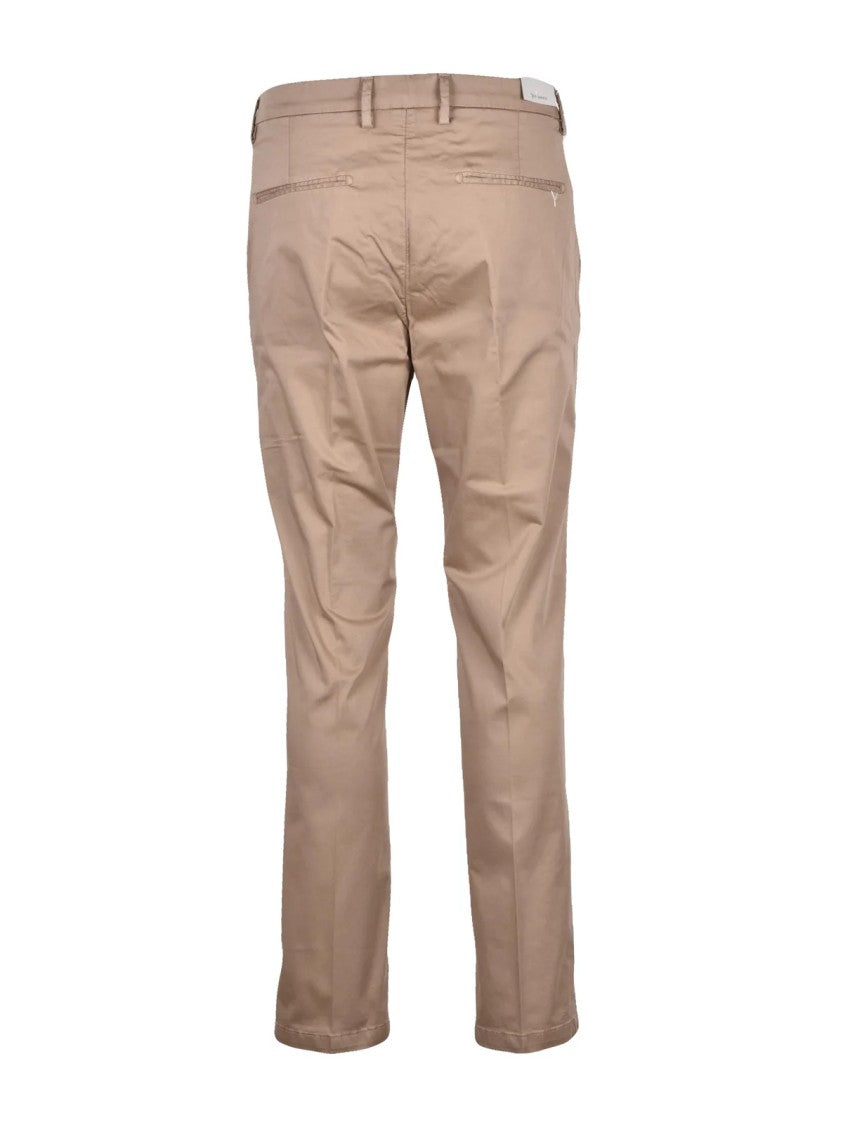 Yan Simmon Yan Simmon Cotton Stretch Trousers - Turquoise
