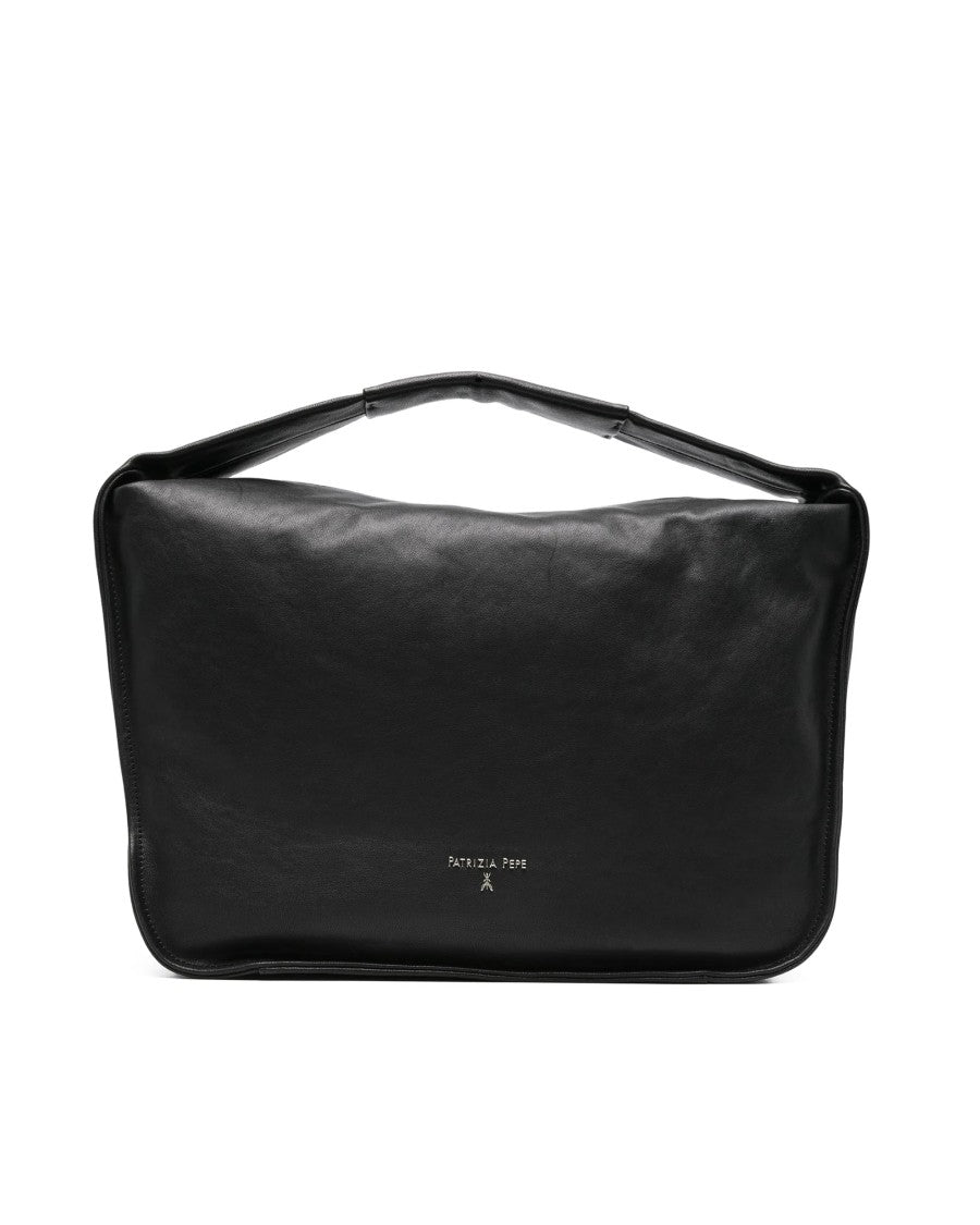 Patrizia Pepe Shoulder Bag In Black