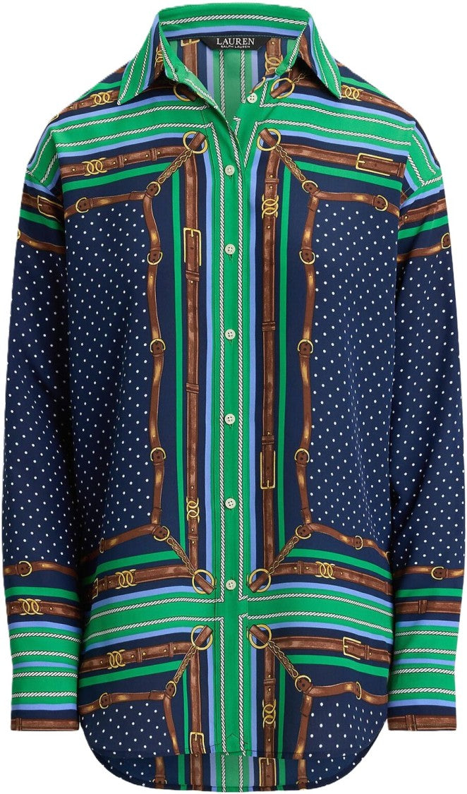 Lauren Ralph Lauren Kotta Long Sleeve Button Front Shirt