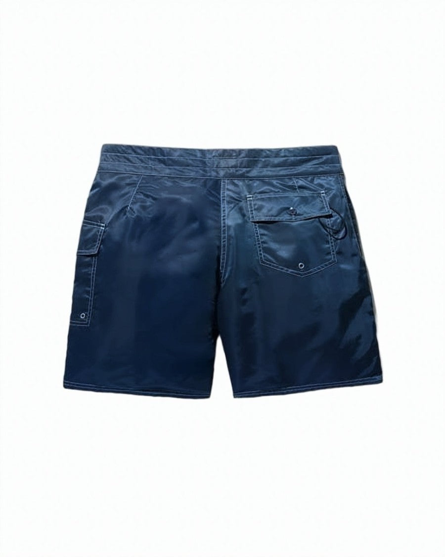 Noah Nylon-Blend Blue Shorts With Contrasting Drawstring