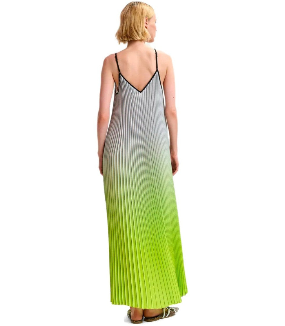 Essentiel Antwerp Haurus Green Long Dress