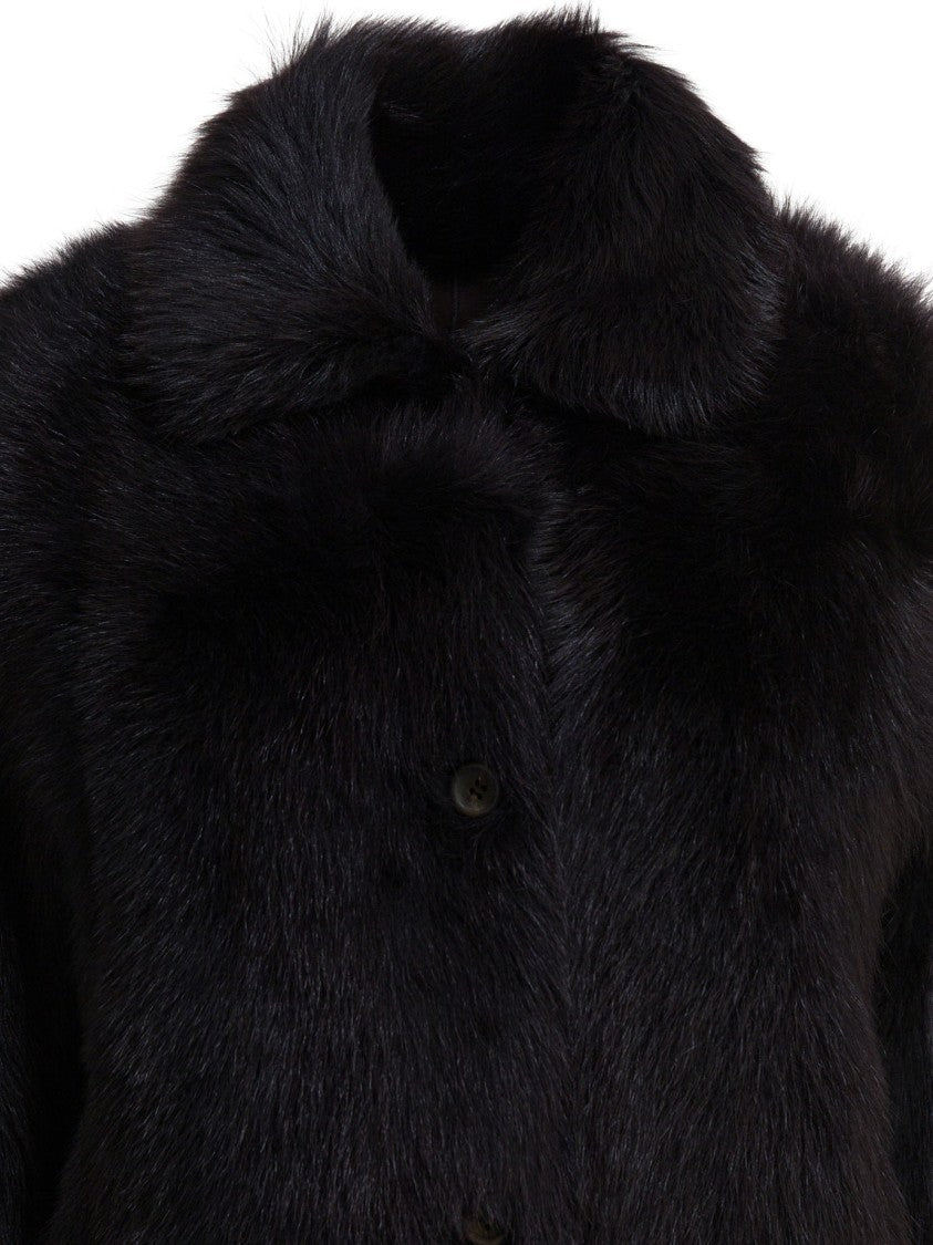 Semper Lamb Fur Coat With Leather-Lined Interior
