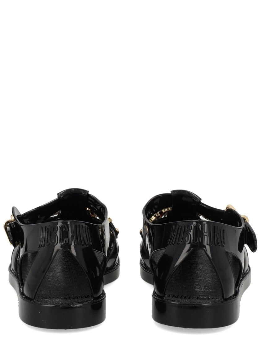 Moschino Jelly Cage Like Mesh Sandals
