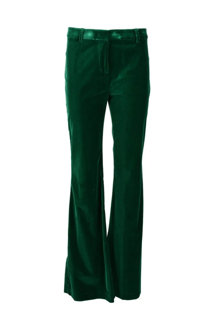 Etro Cotton Stretch Trousers - Green