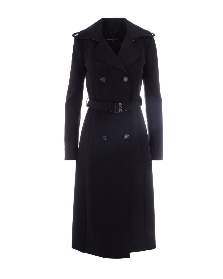 Patrizia Pepe Bi-Elastic Nylon Trench Coat