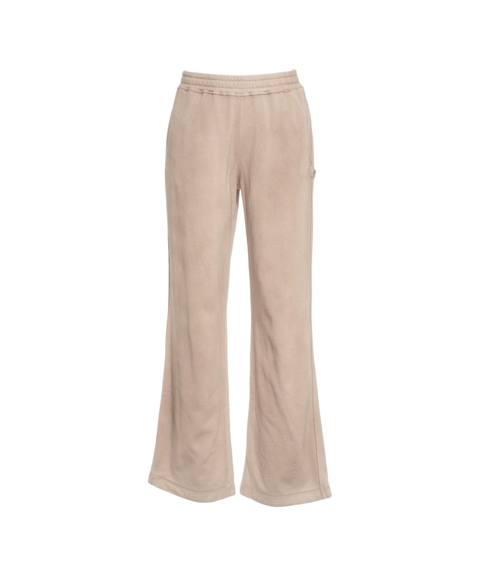 8Pm Wide-Leg Cotton Joggers With Elastic Waistband And Side Pockets