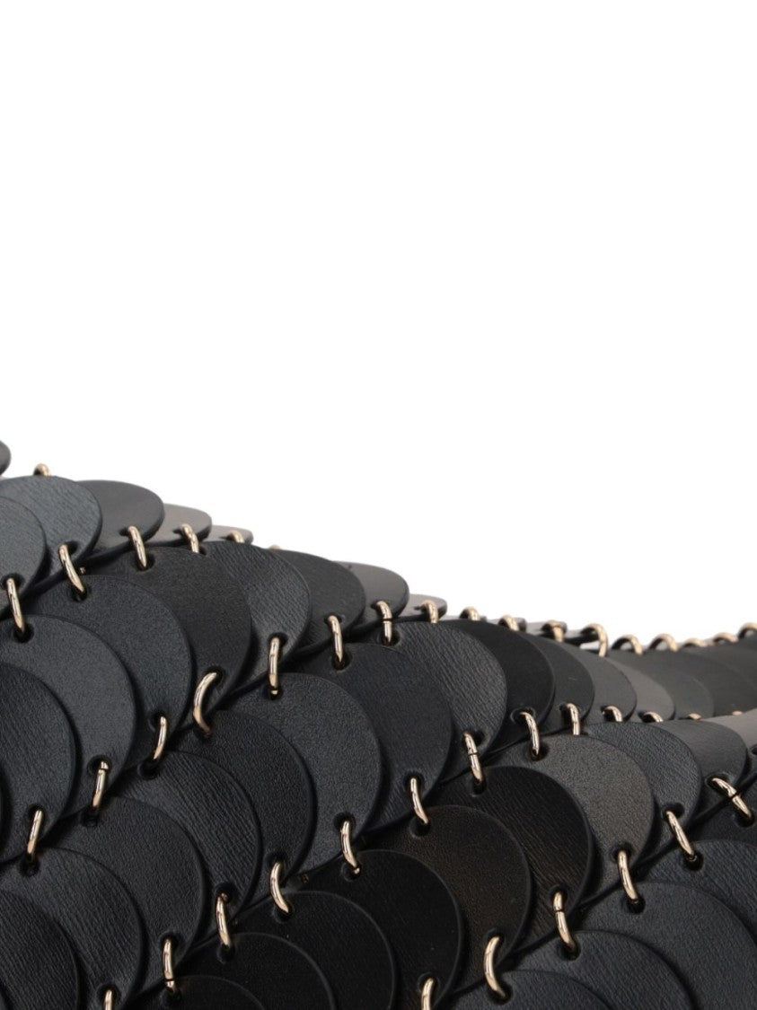 Rabanne Sculptural Black Handbag