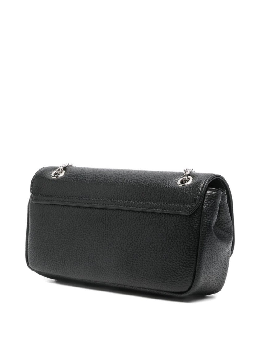 Vivienne Westwood Rectangular Textured Shoulder Bag With Silver-Tone Hardware