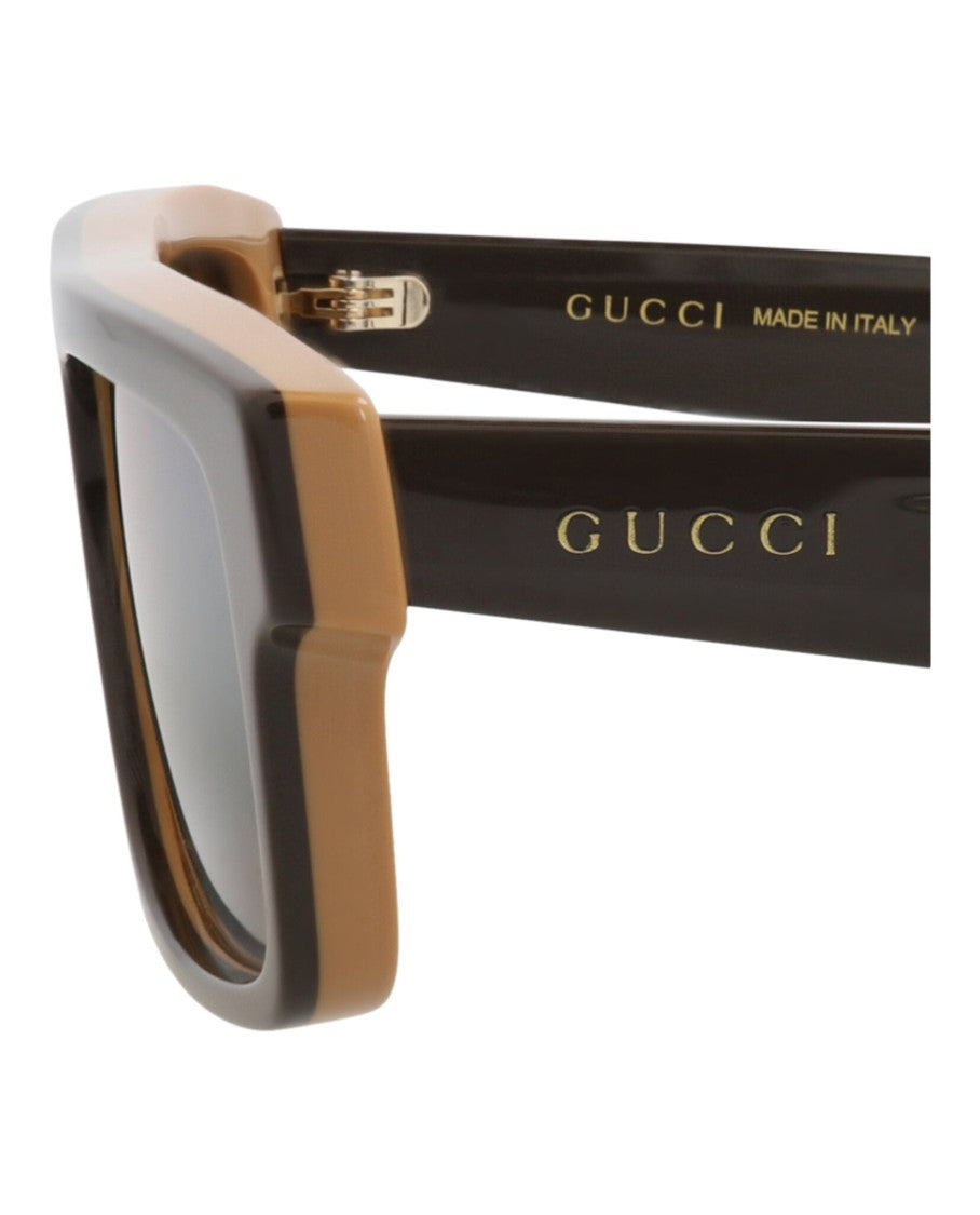 Gucci Square-Frame Recycled Acetate Sunglasses