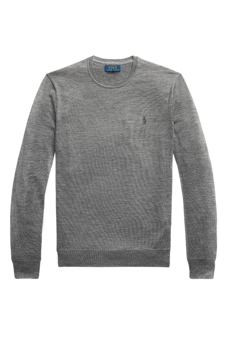 Polo Ralph Lauren Tailored Grey Wool Knitwear