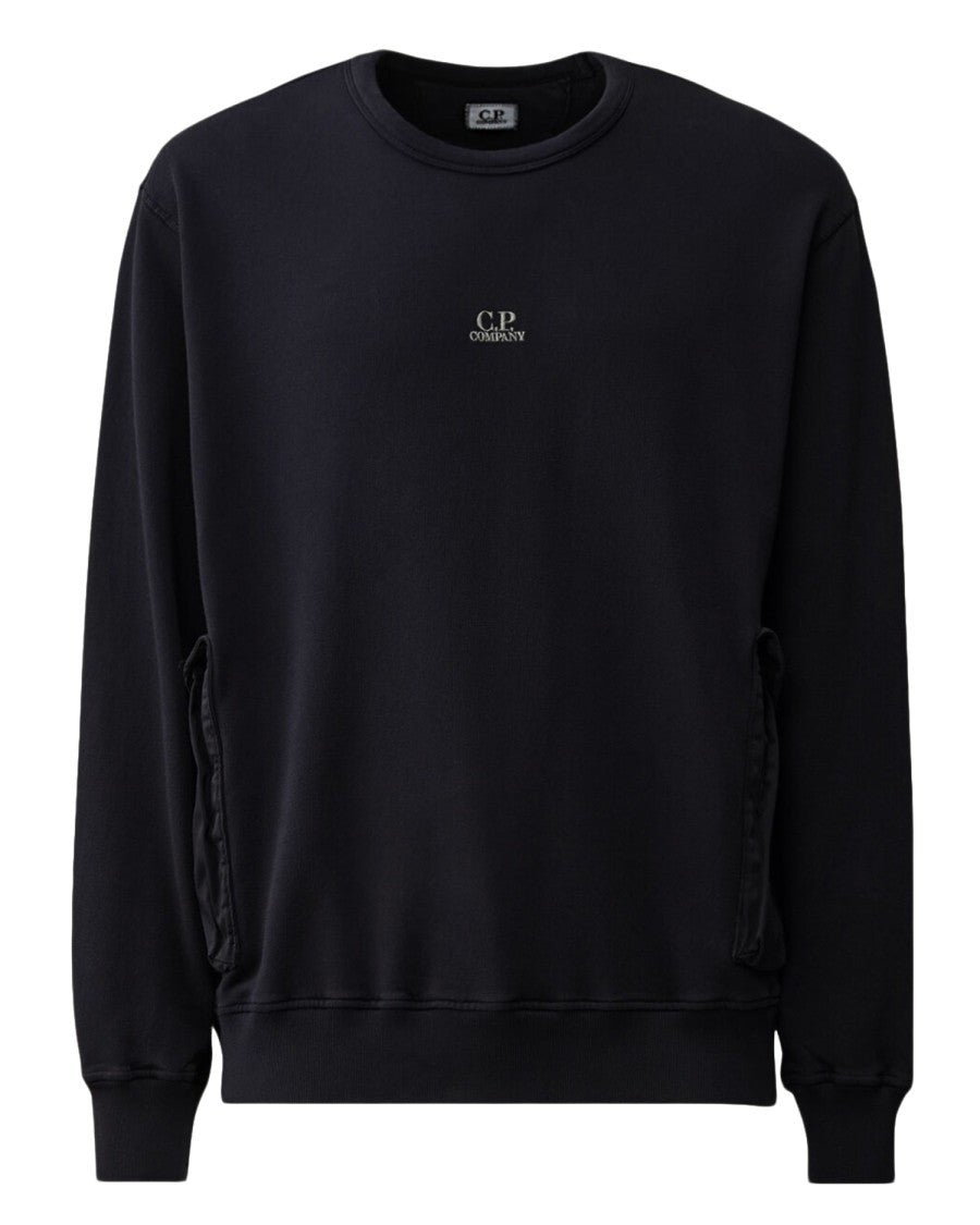C.P. Company Long-Sleeve Crewneck Shirt With Textured Pockets