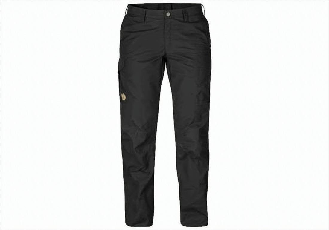 Fjallraven Kanken Tailored Black Straight-Leg Pants With Cargo Pockets