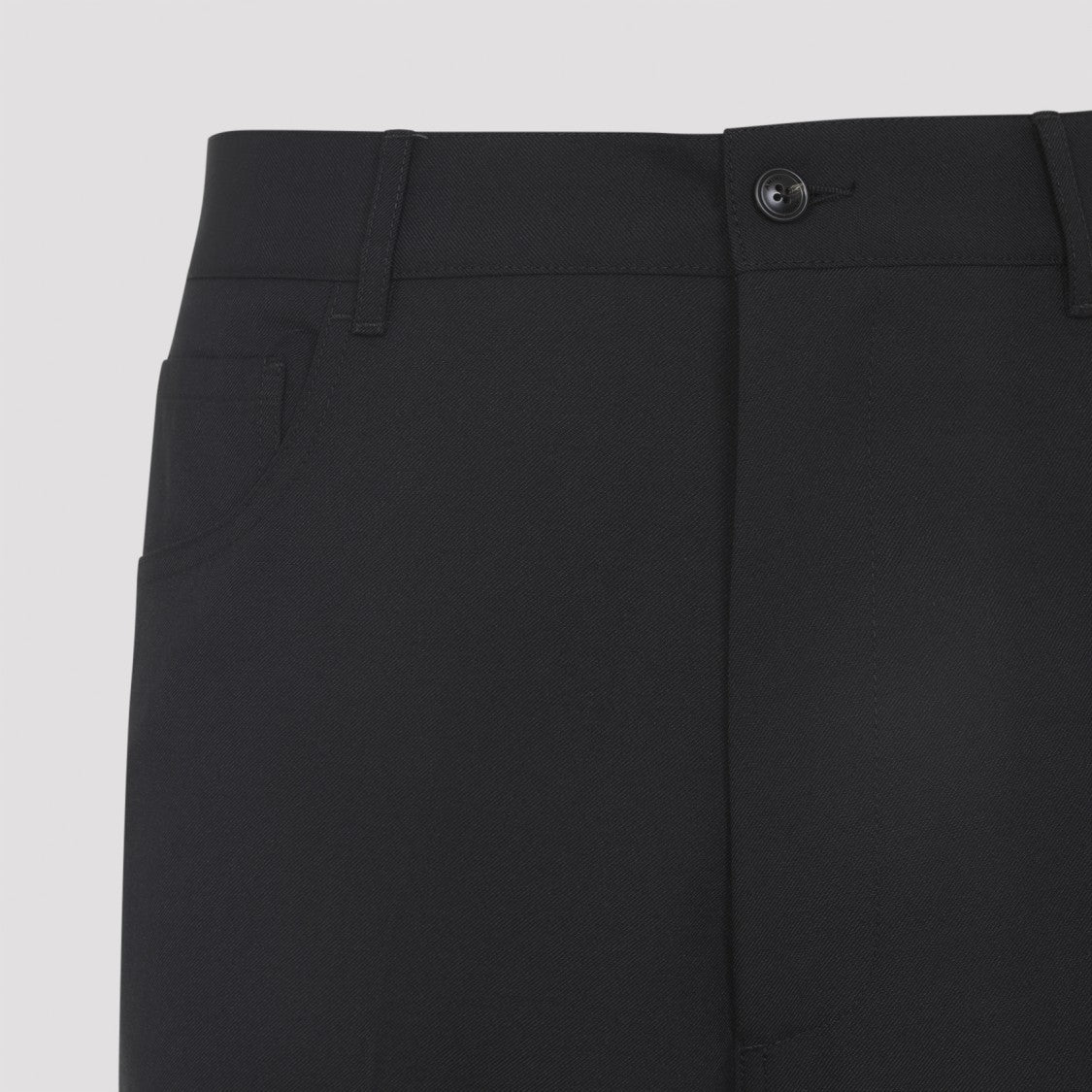 Amiri Tailored Black Trousers With Premium Polyester-Wool Blend