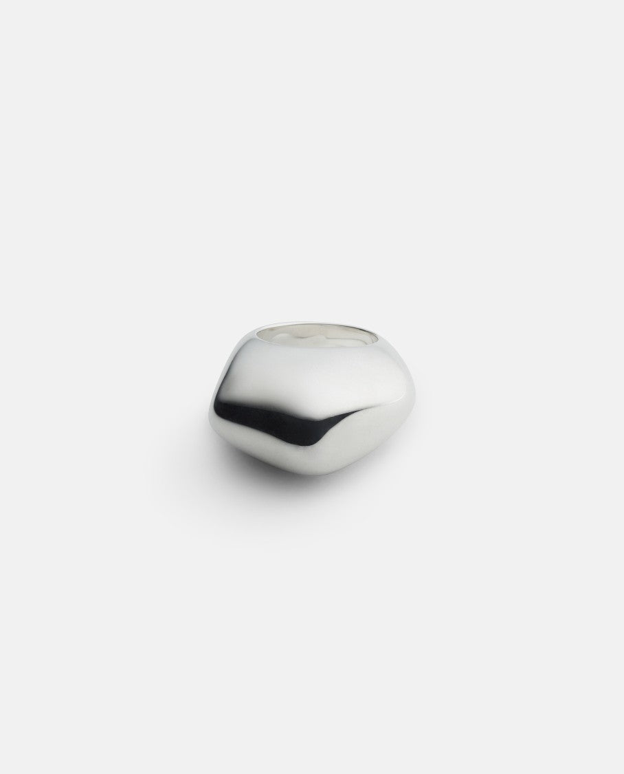 Bottega Veneta Fin Silver Ring
