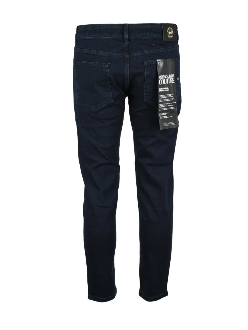 Versace Jeans Couture Blue Cotton Elastane Men Stretch Jeans
