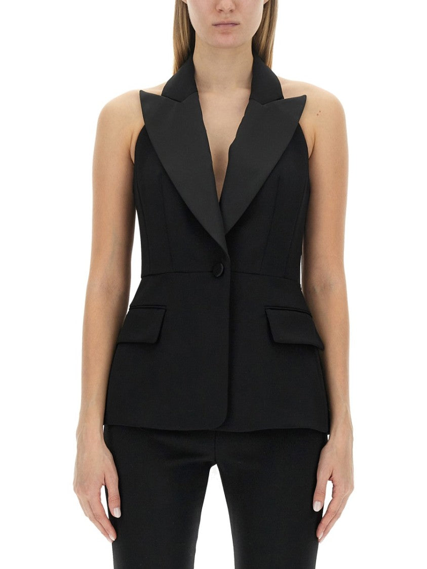 Max Mara Slim-Fit Virgin Wool Vest With Minimalist Design