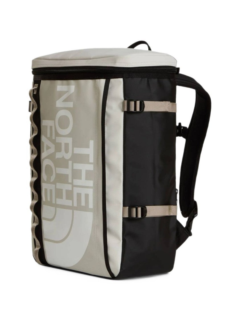 The North Face Boxy Bold Text Padded-Strap Backpack