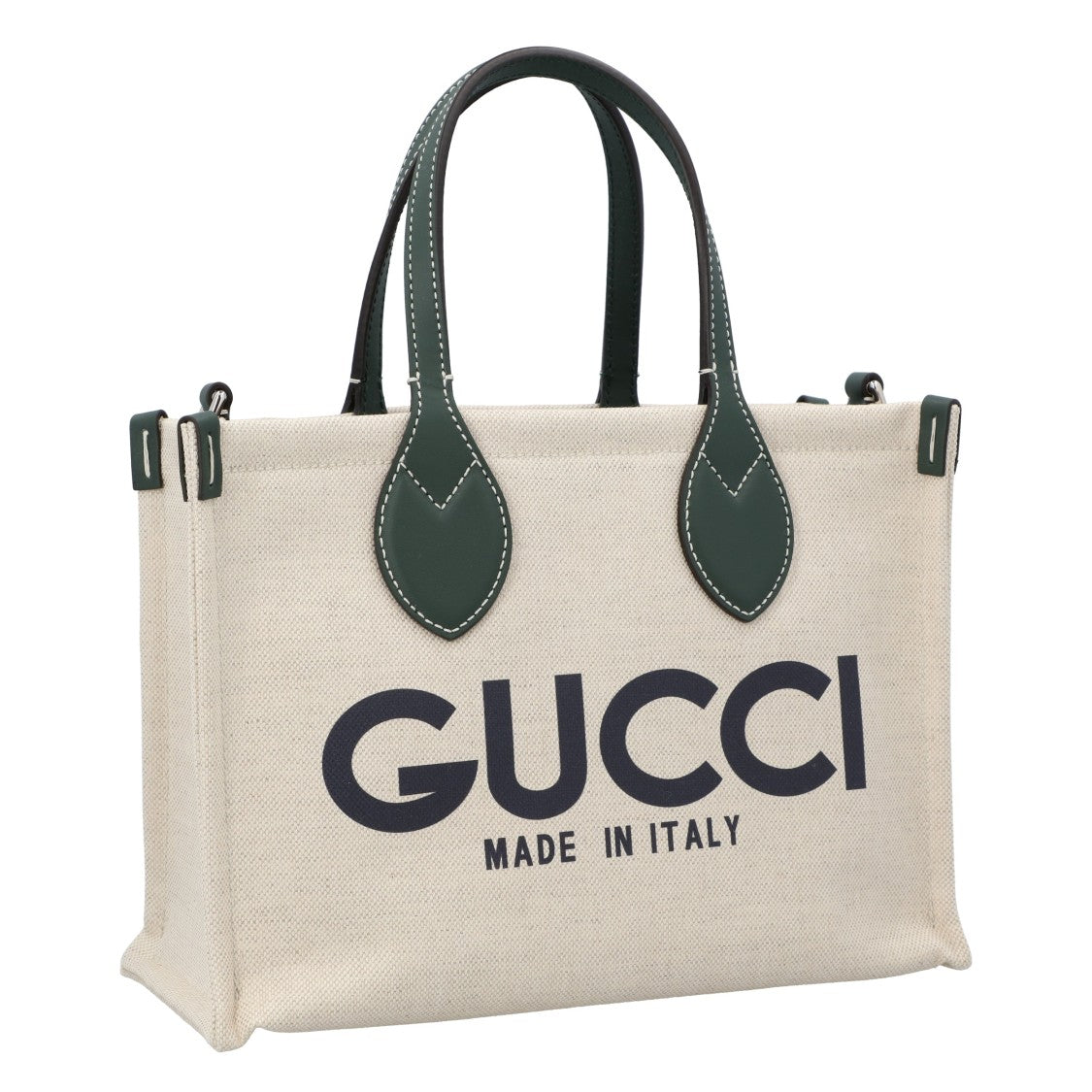 Gucci Small Tote Bag With Print Green