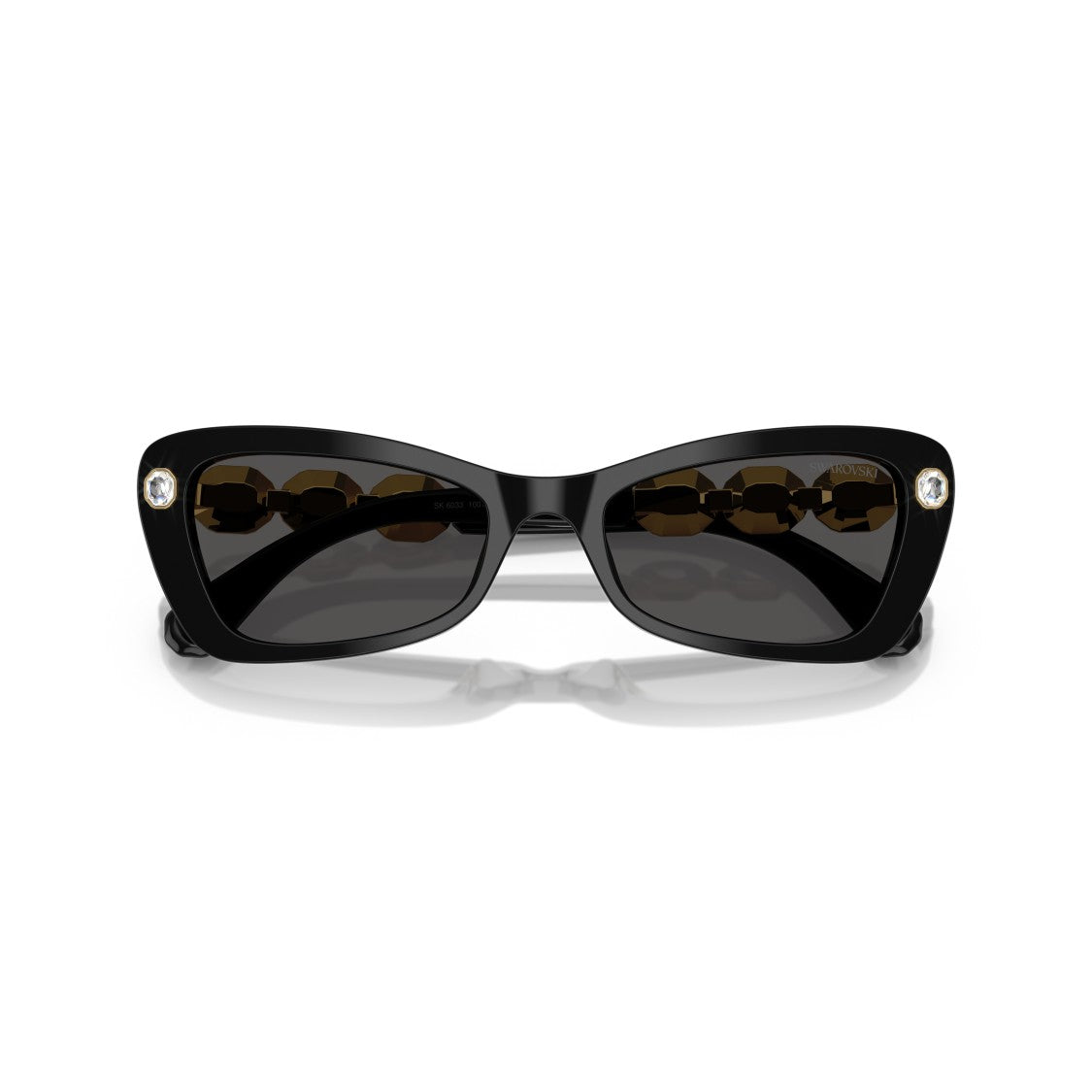 Swarovski 0Sk6033 Cat-Eye Sunglasses With Crystal Accents