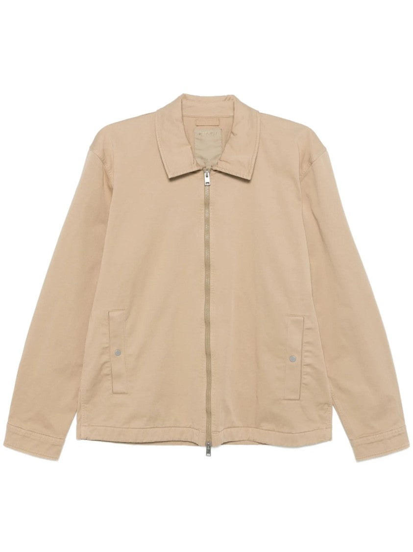 Woolrich Minimalist Zip-Up Classic Collar Jacket