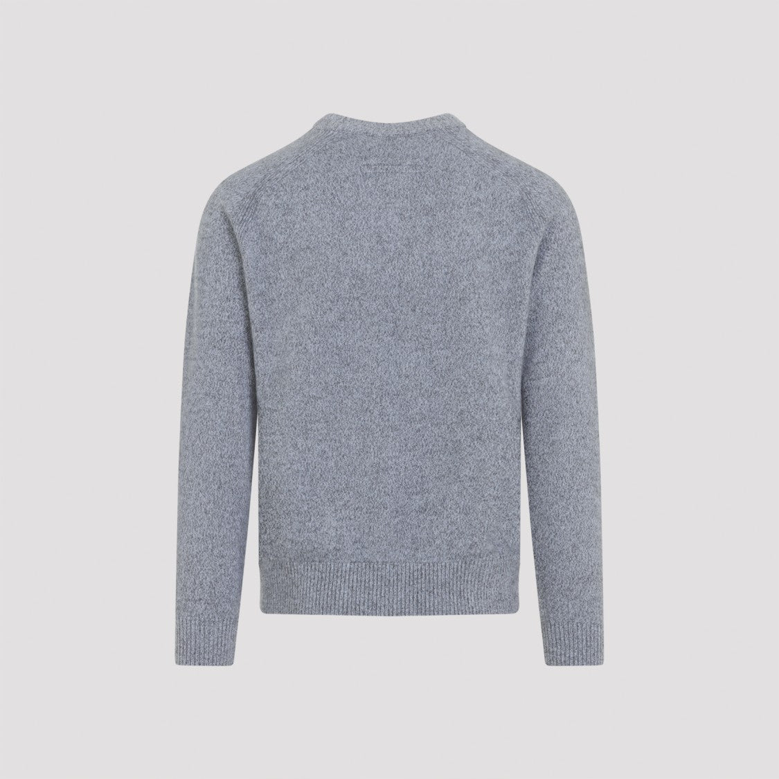 Zegna Light Blue Melange Cashmere Oasi Pullover