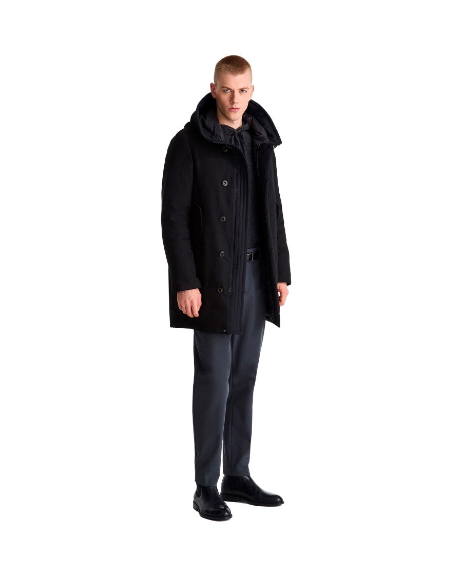 Peuterey Black Kasa Ki Iconic Technical Parka