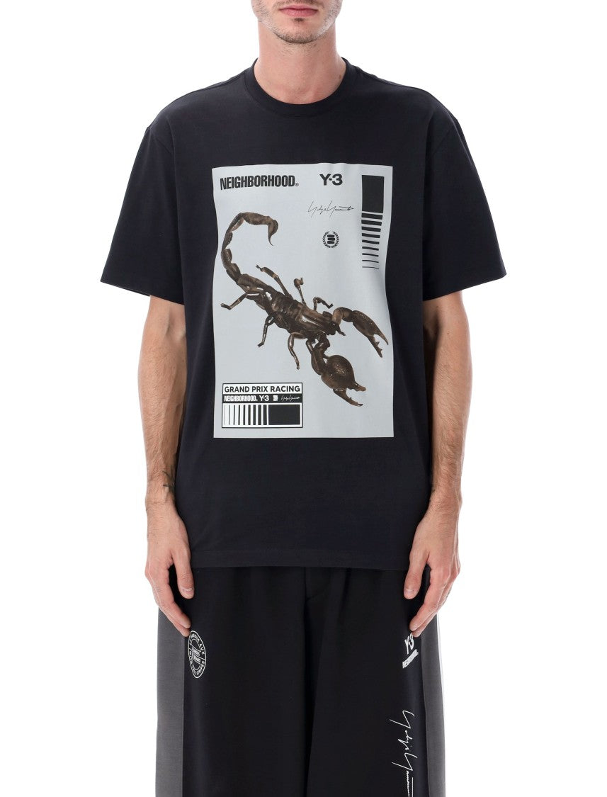 Y-3 X Neighborhood Y-3 Nbhd Oversized Scorpion Graphic T-Shirt