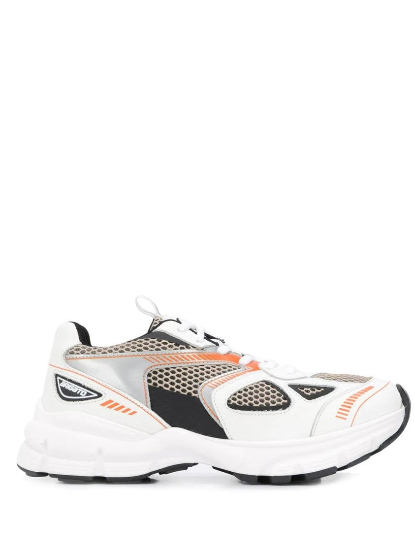 Axel Arigato White Marathon Runner Leather Mesh Trainers