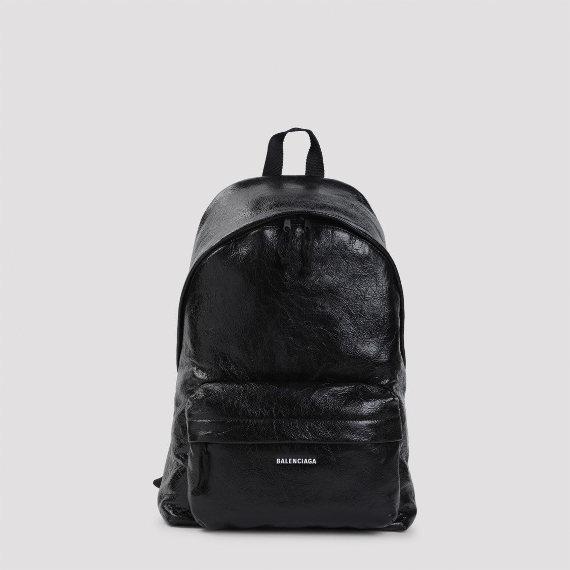 Balenciaga Black Lamb Leather Explorer Backpack