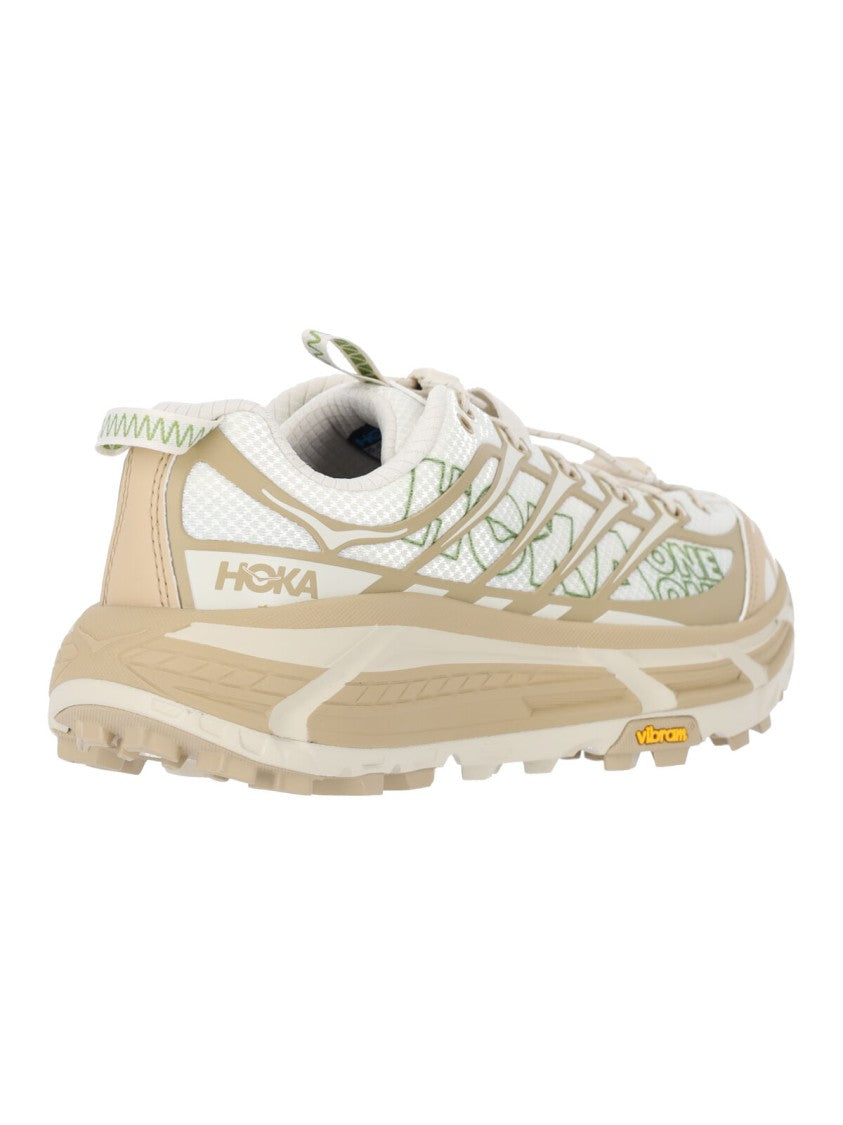 Hoka Green Mafate Speed 2 Leather Sneakers