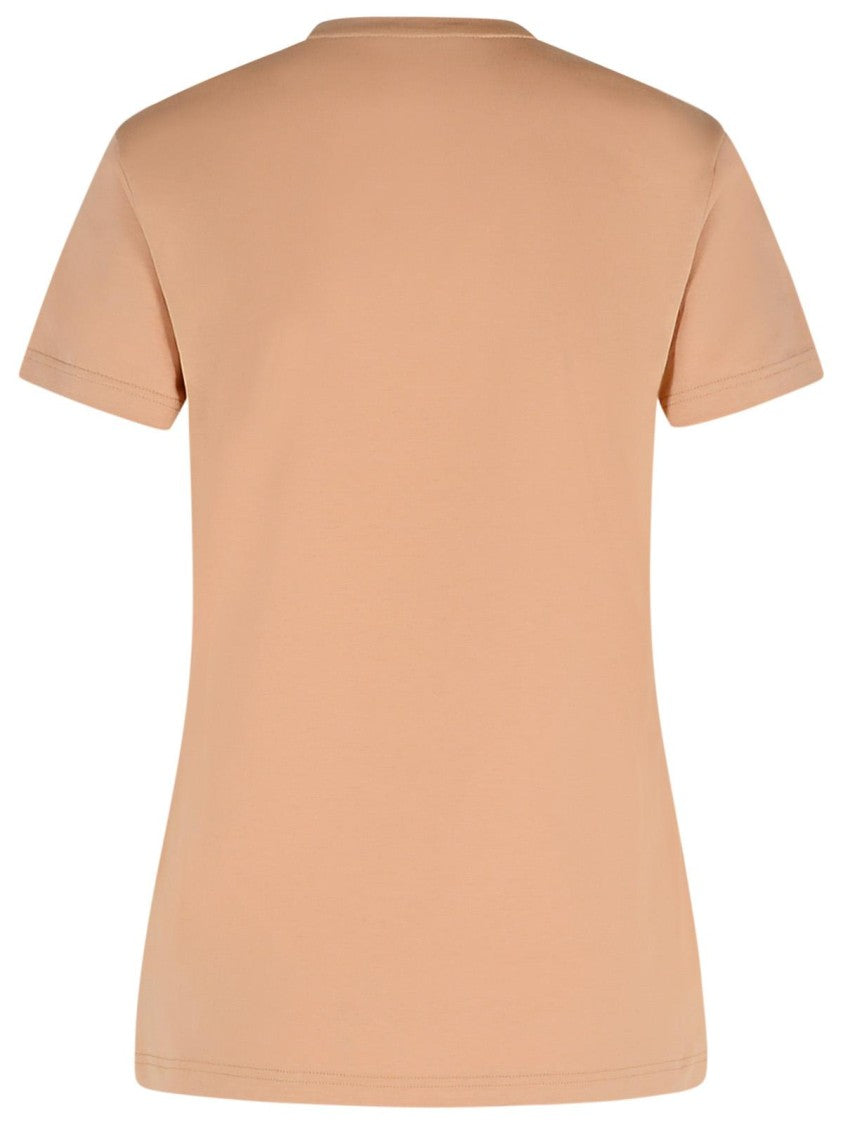 Moncler Pink Cotton T-Shirt