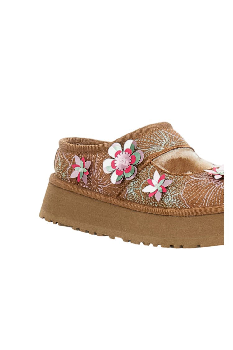 Ugg Brown Bea Mary Jane Meadow Suede Shoes