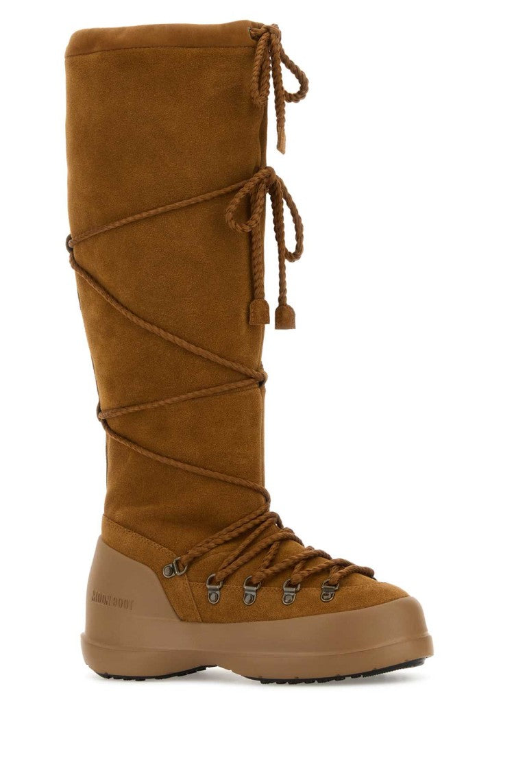 Moon Boot Camel Suede Luna Boots