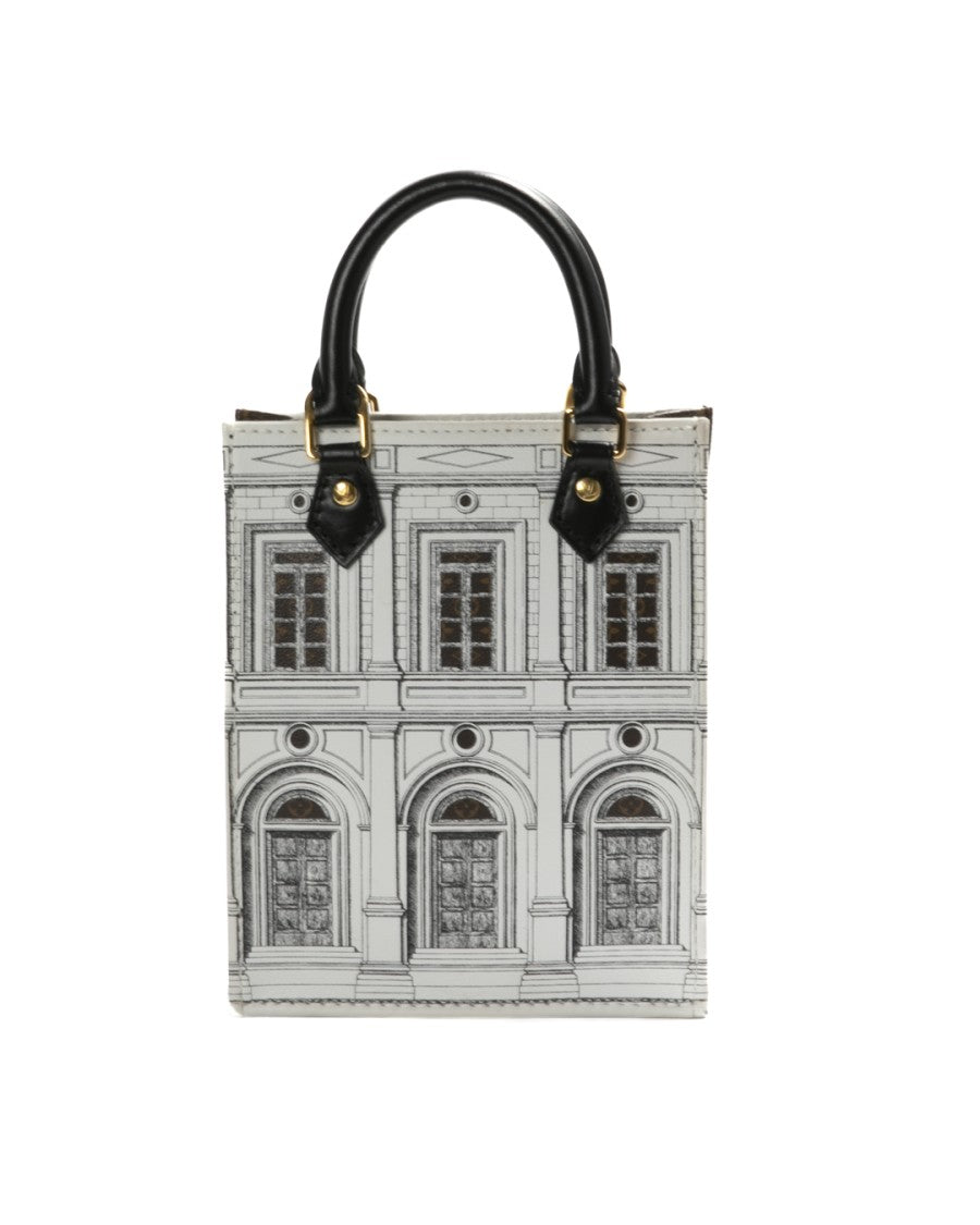 Louis Vuitton Sac Plat Bb Architectural Print Leather Tote Bag