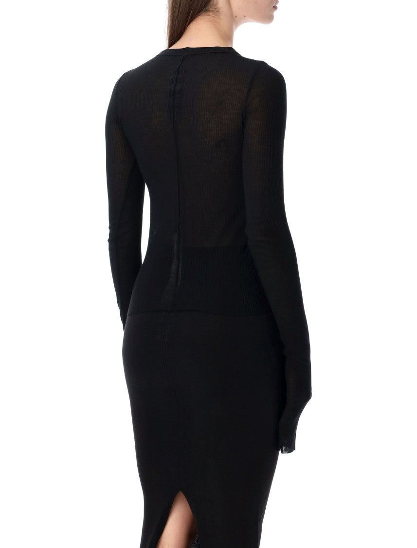Rick Owens Cropped Rib Top