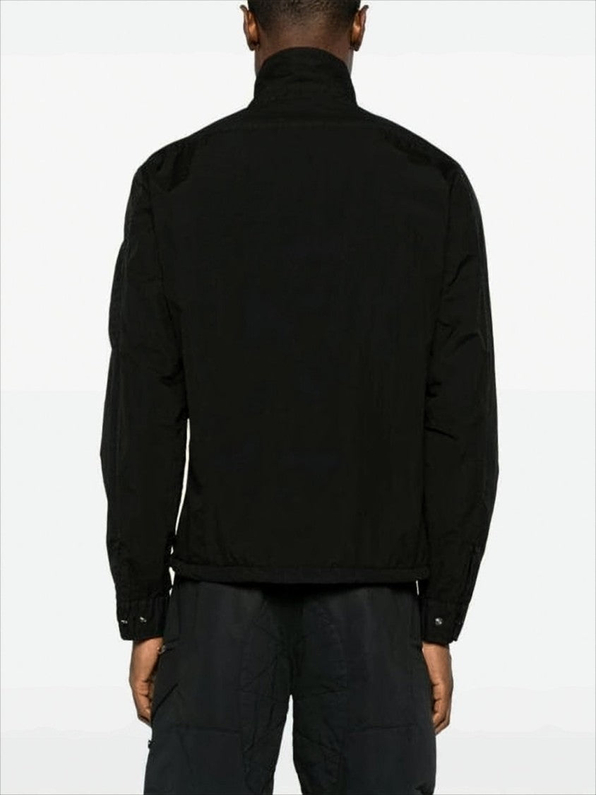 C.P. Company High-Collar Black Polyamide Casual Jacket