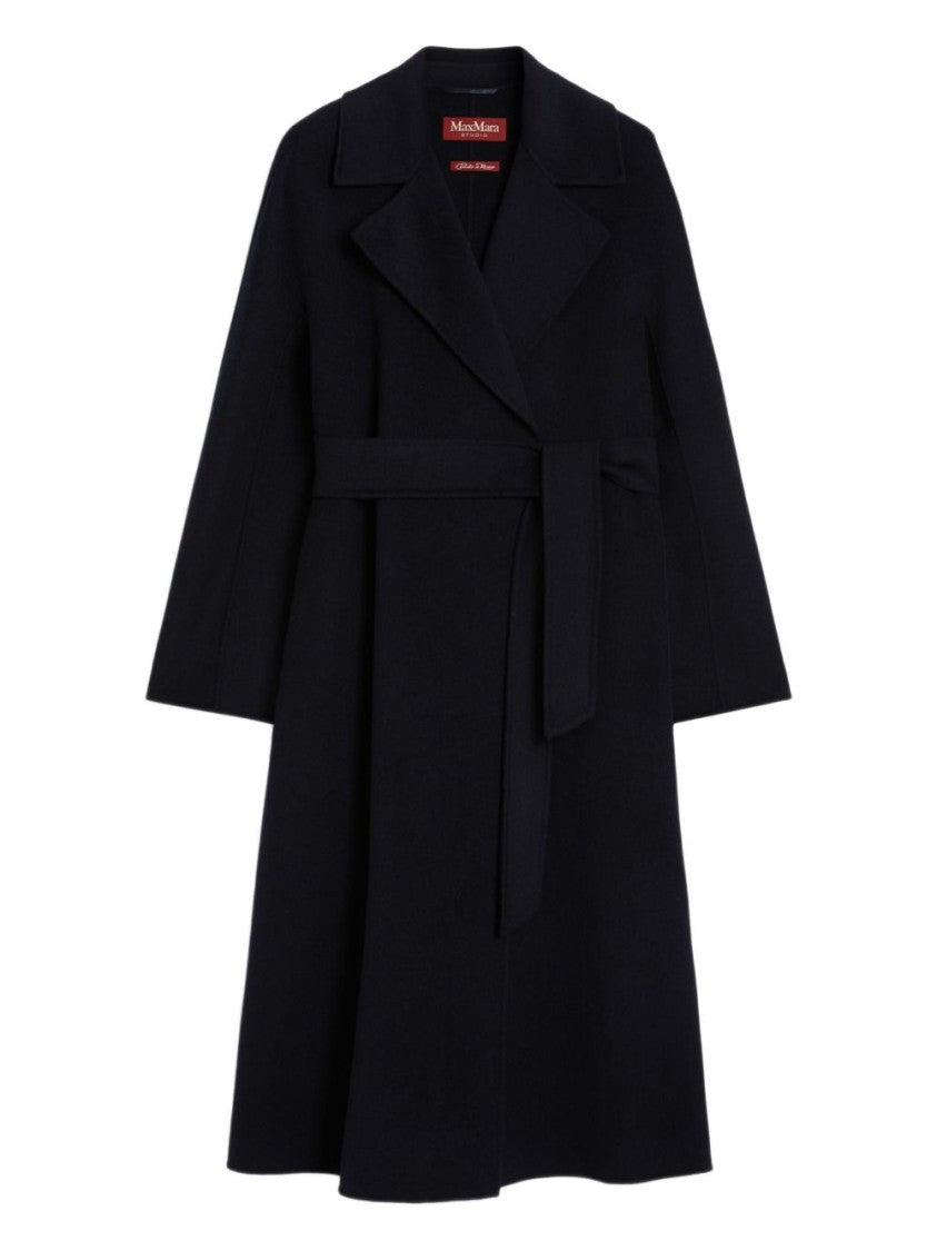 Max Mara Midi Wrap Coat With Tailored Silhouette